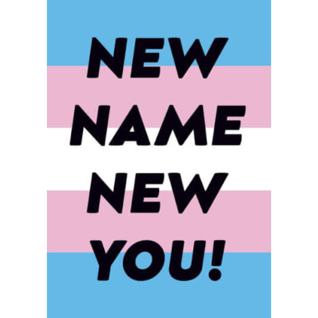 DM NEW NAME NEW YOU CARD