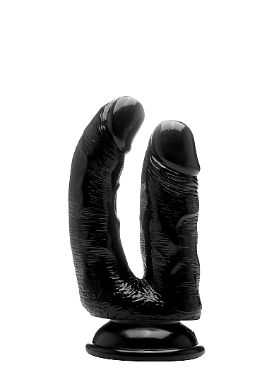 REAL ROCK DOUBLE COCK 6.5&quot; BLACK