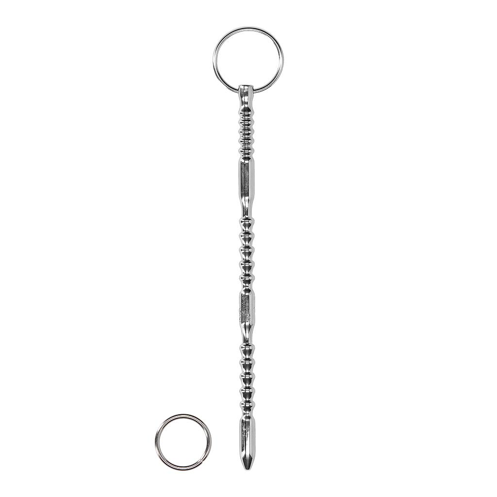 OUCH SOUND DILATOR W/ RING RIBBED 