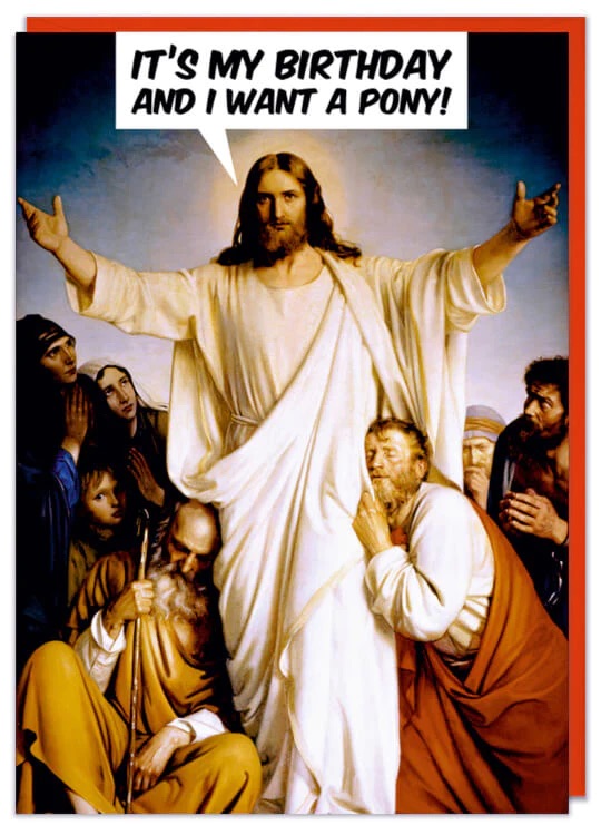 DM ITS MY BIRTHDAY AND I WANT A PONY CARD 