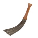 GAYT*GEAR LEATHER WHIP WITH WOODEN HANDLE