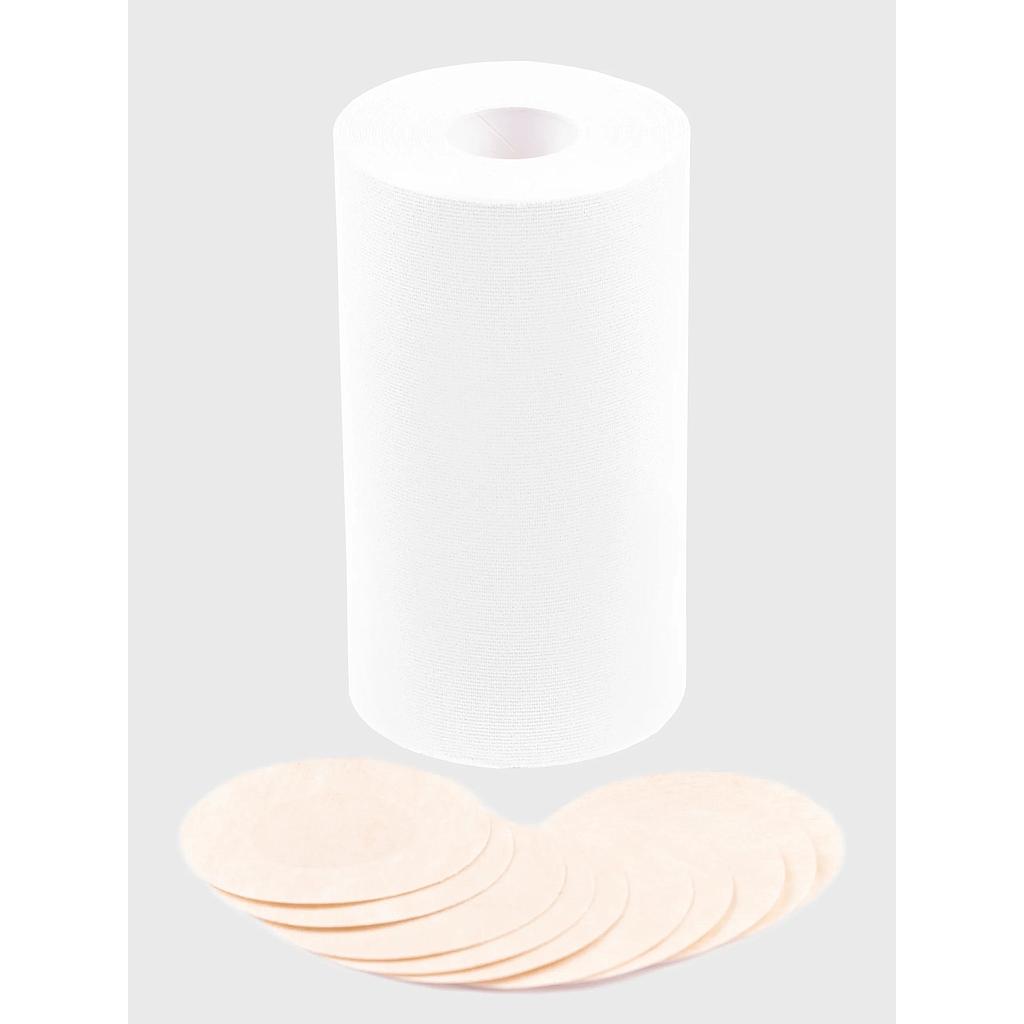 WIVOV TRANSGENDER CHEST BINDING TAPE 7,5cm W/ NIPPLE COVERS