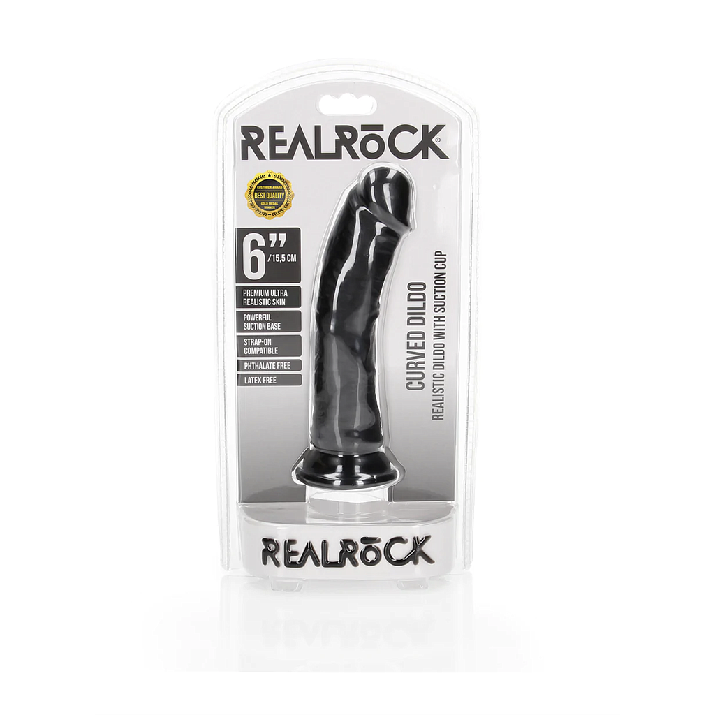 REAL ROCK CURVED DILDO NO BALLS 15,5cm