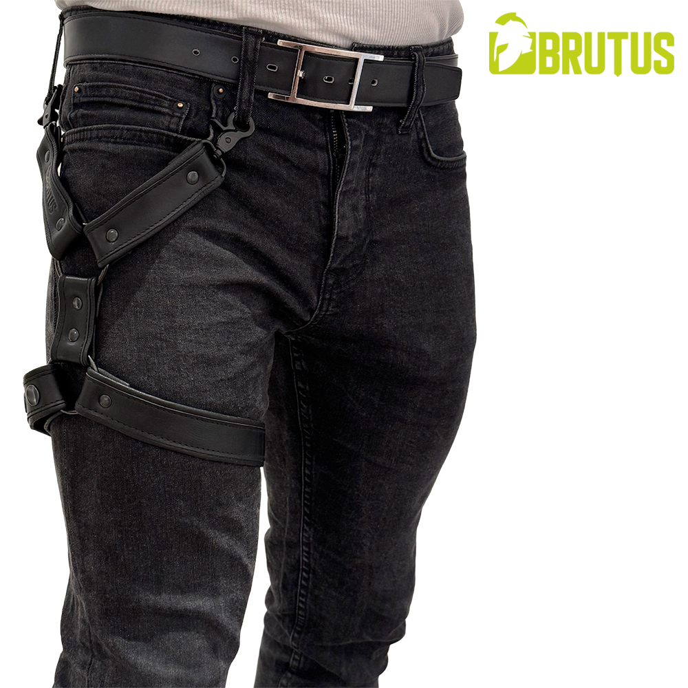 BRUTUS LEATHER LEG HARNESS