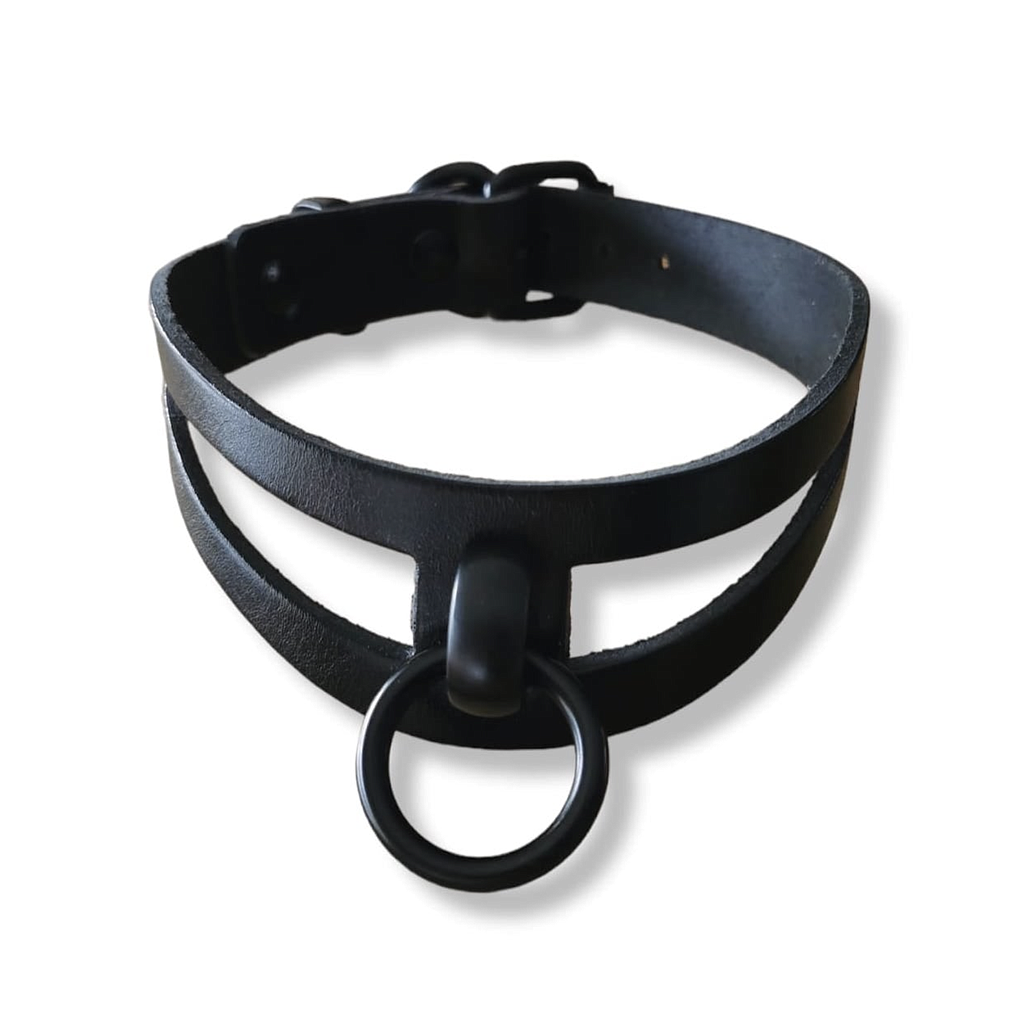 PROVOCATEUR LEATHER COLAR AKASHA