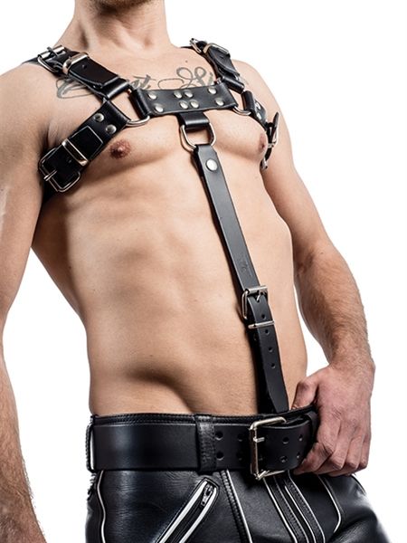 MISTER B LEATHER HARNESS EXTENSTION STRAP