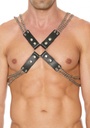 CHAIN HARNESS WITH PREMIUM LEATHER ONE SIZE