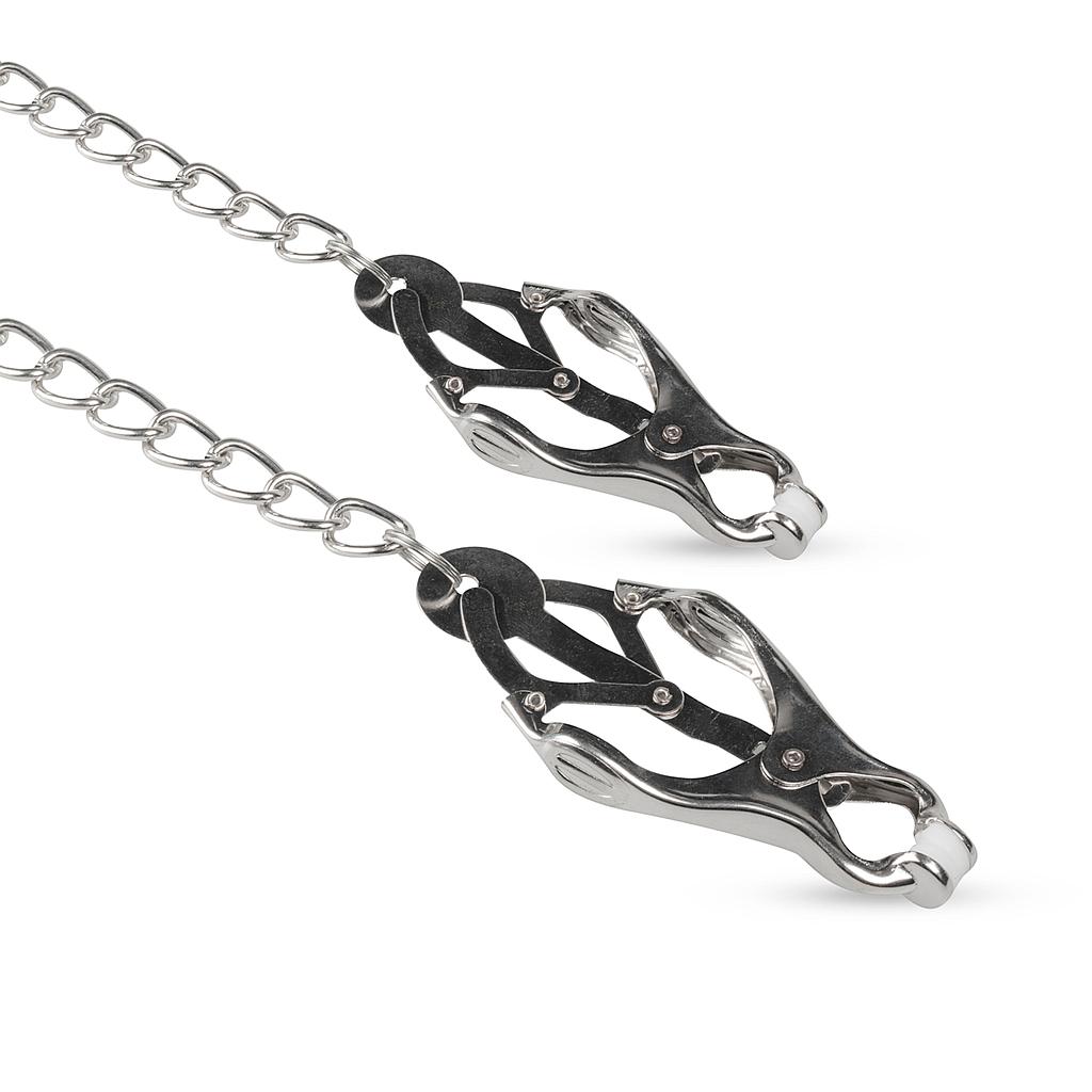 JAPANESE CLOVER CLAMPS W/ CHAIN