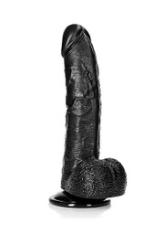 REAL ROCK CURVED REALSITIC DILDO WITH BALLS AND SUCTION CUP 20,5 CM 