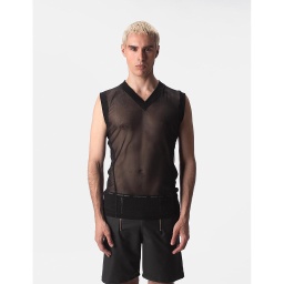 BARCODE BERLIN MUSCLE MESH V-NECK LOLO