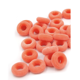 [2100000287680] ELASTRATOR NIPPLE RINGS ORANGE 10PK