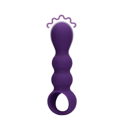 [2100000367375] LOVELINE TEARDROP ANAL VIBRATOR PURPLE