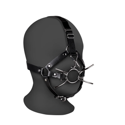[2100000368228] OUCH HEAD HARNESS W/ SPIDER GAG/ NOSE HOOKS