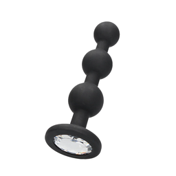 [2100000367702] OUCH SILICONE BEADED DIAMOND PLUG