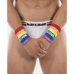 [2100000384778] BARCODE BERLIN WRIST BAND LOVE IS LOVE