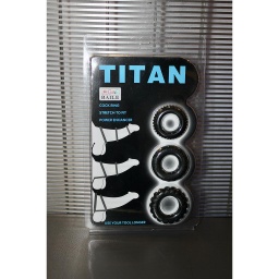 [2100000330232] GAYT*GEAR COCKRING SILICONE 3 PACK BLUE