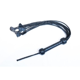 [2100000356812] GAYT*GEAR LEATHER FLOGGER HARD BRAIDED