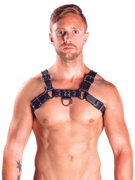 MISTER B PREMIUM LEATHER CHEST HARNESS 